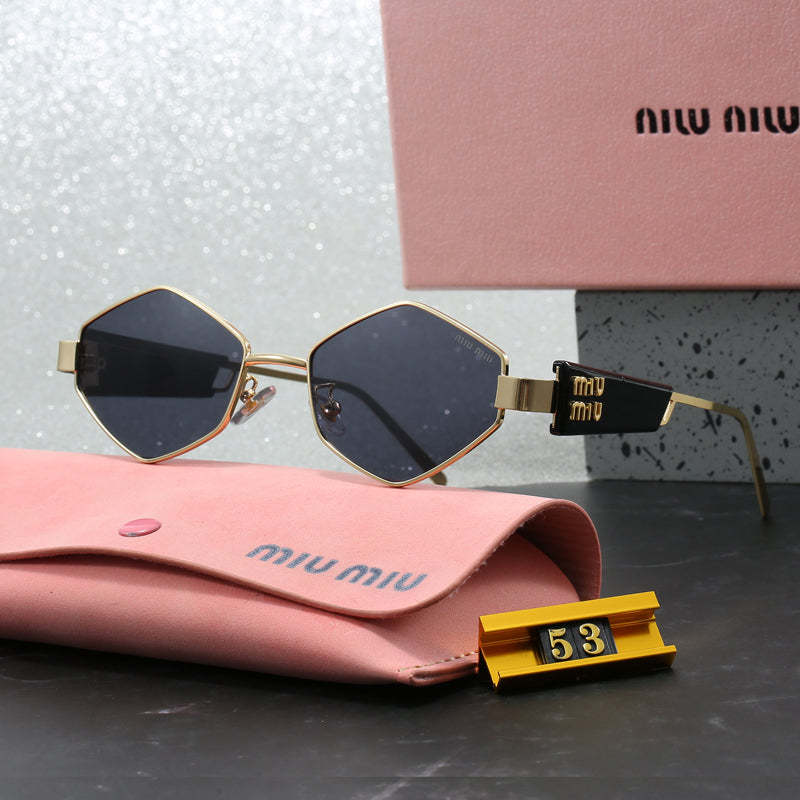 Miu Miu  Hexagonal Sunglasses